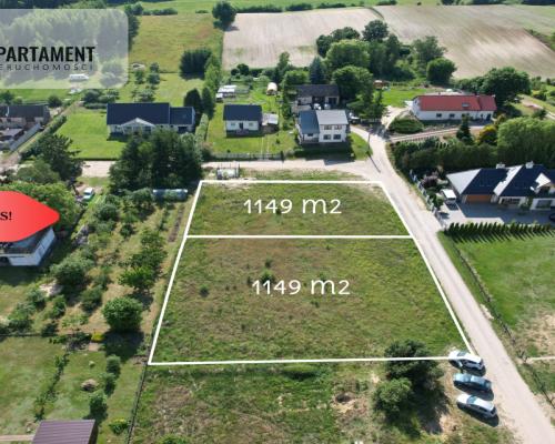 Tylko u Nas!Działki budowlane na obrzeżach Tucholi