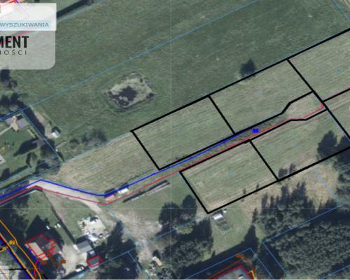 Działki budowlane 1200 m2 Frednowy