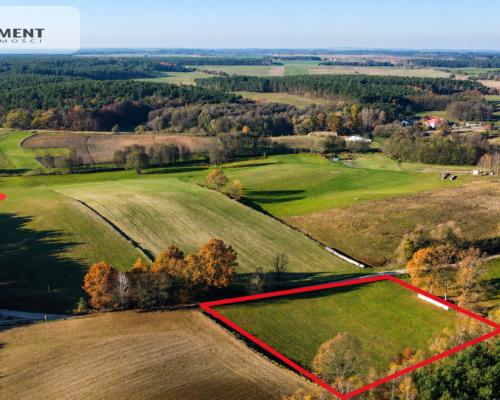 Spokój, natura, jeziora–działka zagrodowa Dormowo