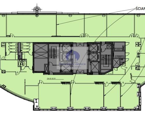 Wola: lokal biurowy 1171m2 do wynajęcia