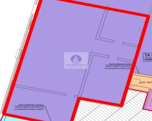 Ursynów : lokal handlowo-usługowy 129,37m2 do wynajęcia