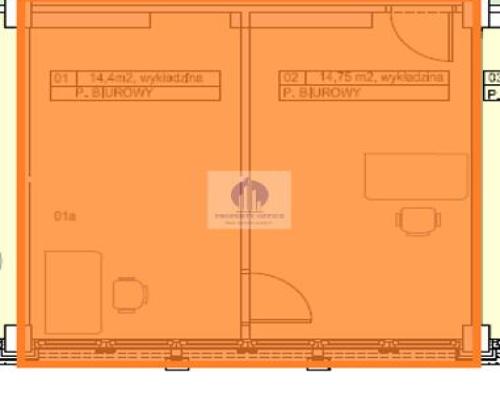 Mokotów: lokal biurowy 34,98m2 do wynajęcia