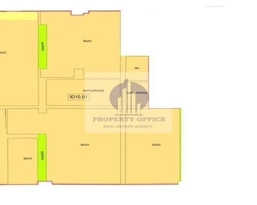 Mokotów: lokal biurowy 252m2 do wynajęcia