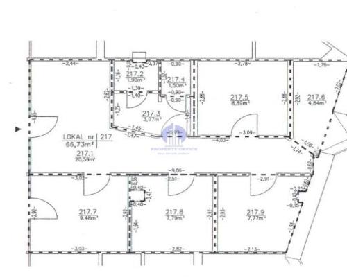 Mokotów: lokal handlowo-usługowy o pow. 64,90 m2 do wynajęcia