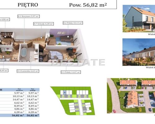 Deweloperskie, 4 pokoje, taras, szeregowiec