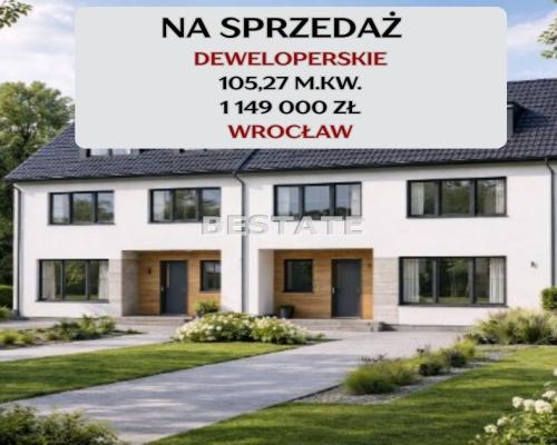 Deweloperskie, bliźniak,105,27m.kw,zielona okolica