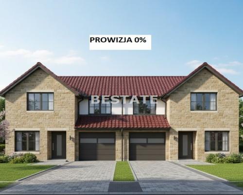 Bliźniak z tarasem, garaż, ogród.