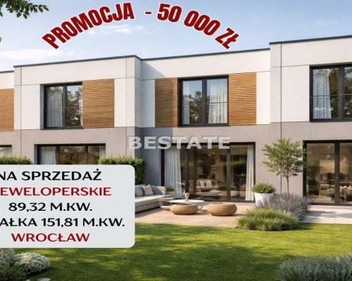 Małe domki z ogródkiem i garażem, teren zamknięty