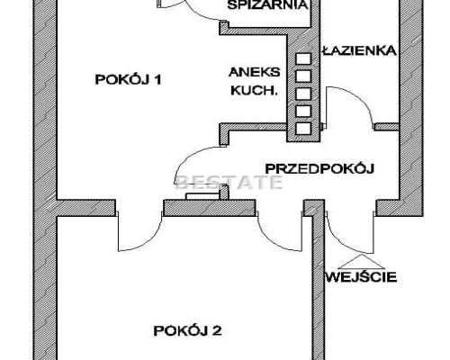 M-3, dobra lokalizacja, do remontu