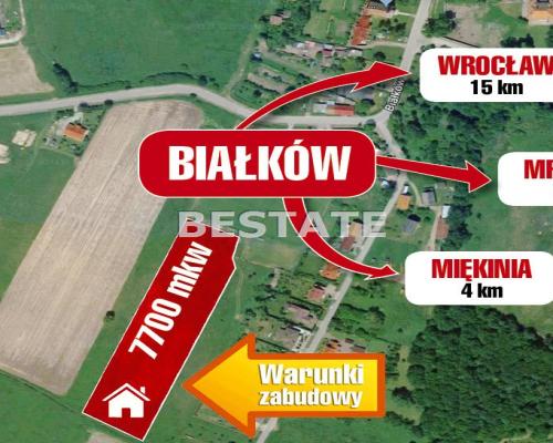 Duża dz. budowlana pod Wrocławiem
