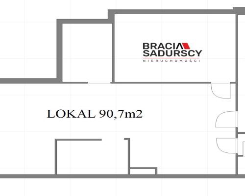 Grzegórzki – ul. Dąbska | Lokal 109 m² na wynajem