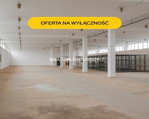 Hala mag. - prod. pow. 860 m2 w centrum Proszowic!