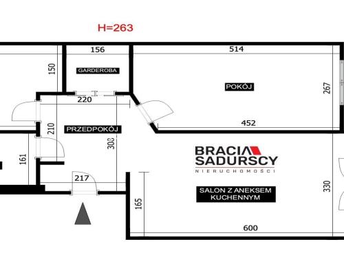 57m2 3 pok balkon nowoczesne os.Boryczów