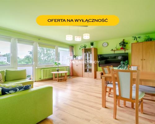 Przestronne 3 pokojowe  mieszkanie o powierzchni 61,40 m² - Kraków, ul. Halszki - Podgórze Duchackie.    M