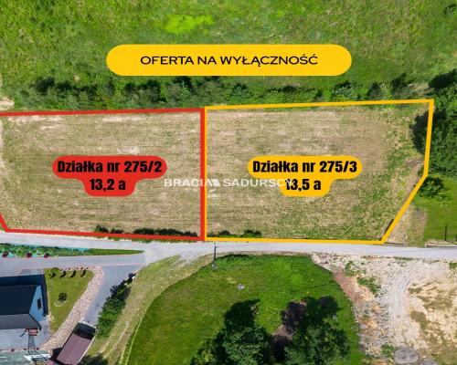 Działka widokowa w Byszynac 13 arów gm.Wieliczka