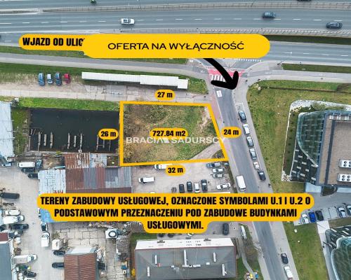 Działka przy Nowohuckiej w Krakowie pod inwestycje