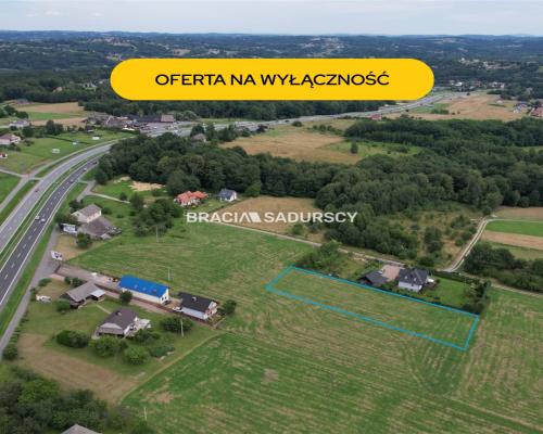 działka budowlano-usługowa w Głogoczowie