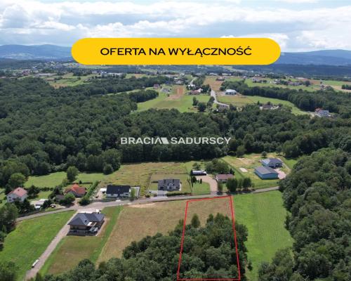 Klimatyczna działka budowlano-leśna w Sieprawiu