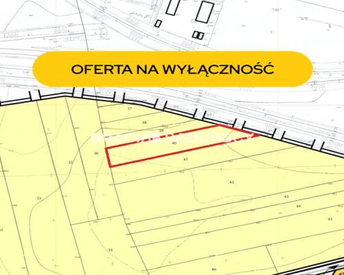 Działka rolna o pow. 41 ar. w Krakowie.  Przedmiotem oferty jest nieruchomość gruntowa niezabudowana o nr ew.  40  położona w