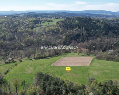 DZIAŁKA BUDOWLANA 43 ARY WIDOK LIPNICA GÓRNA