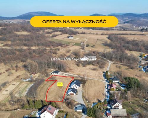 Piękna widokowa działka budowlana 16,63 ara Dobra