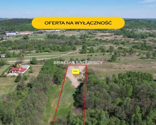 Panoramiczna Działka Rezydencjalna 53a z Widokiem na Babią Górę | Przeginia Narodowa   Ostatnia linia zabudowy, połudn