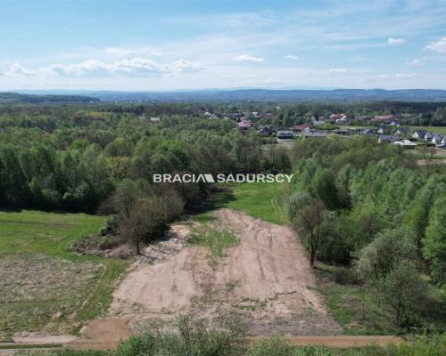Panoramiczna Działka Rezydencjalna 53a z Widokiem na Babią Górę | Przeginia Narodowa   Ostatnia linia zabudowy, połudn