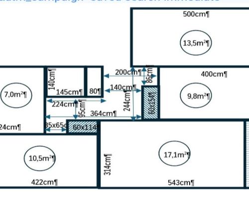 4 pokoje centrum Suwałk 5373zł/m2