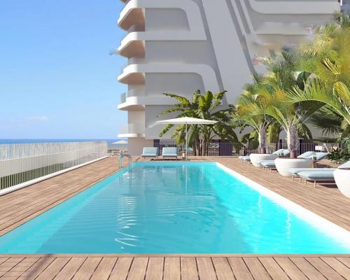 Apartament z widokiem na morze w La Manga