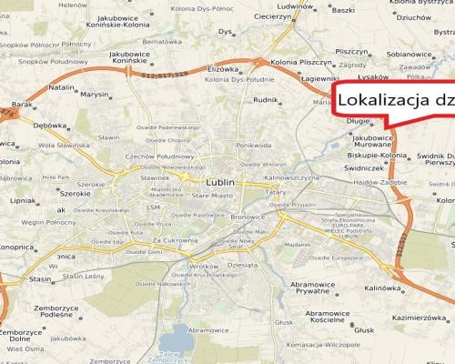 Działka 0,94ha U/MN Wólka gm. Długie pod Lublinem.