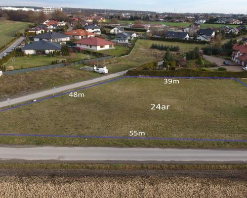 Kalinówka, 23ar, budowlana, media