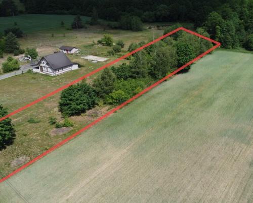 Działka budowlana 3000 m2 w Siekierce gm. Chotcza