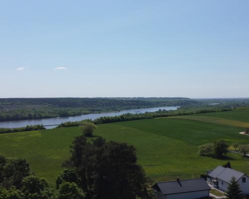 Działka 2902 m2 z widokiem na Wisłę w Oblasach.
