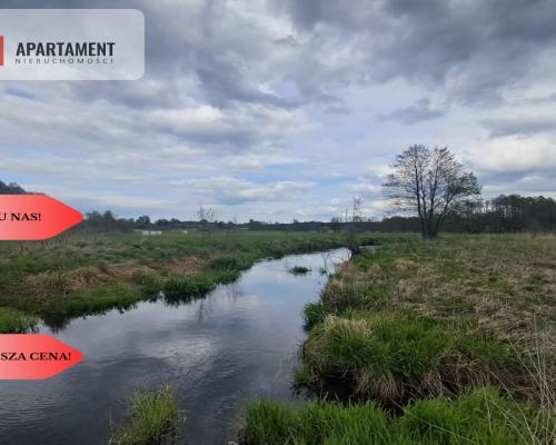 Działka 1,33 ha Nad rzeką WIERZYCA-LIPY-STRUGA!