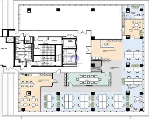 Śródmieście: lokal biurowy 493,15m2 do wynajęcia.