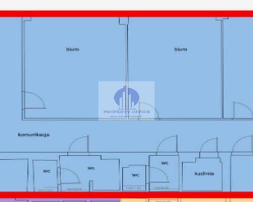 Ursynów : lokal biurowy 127,58 m2 do wynajęcia