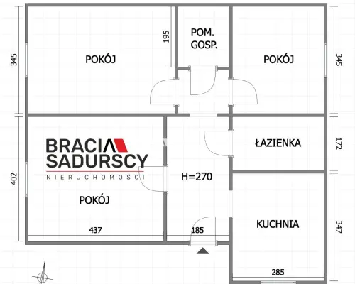 SWOSZOWICE, DOM W ZABUDOWIE BLIŹNIACZEJ, 3 POK