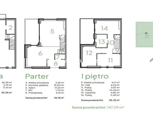 Nowoczesny dom w zielonej okolicy 147m2