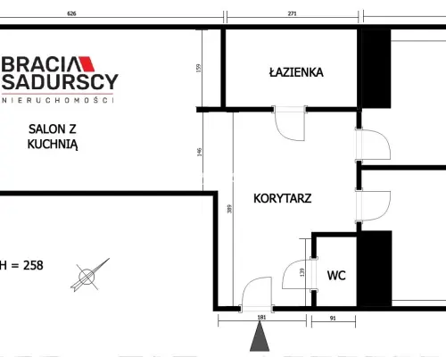 Widokowe,3pok mieszkanie/Masarska8/ostatnie piętro