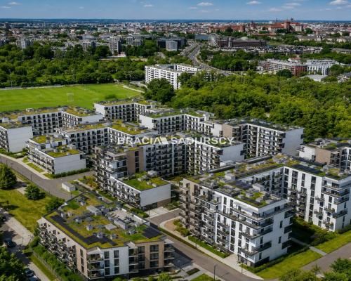 3 pok ok. 50 z tarasem na dachu 30m2 Podgórze