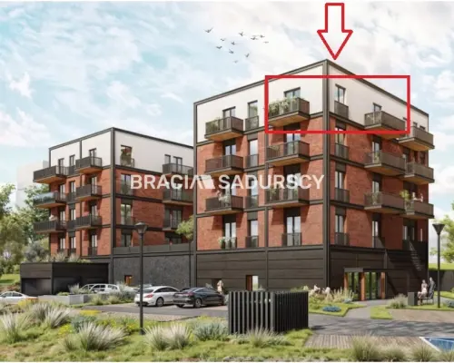 3 pok 65m2 ostatnie piętro 2 balkony winda