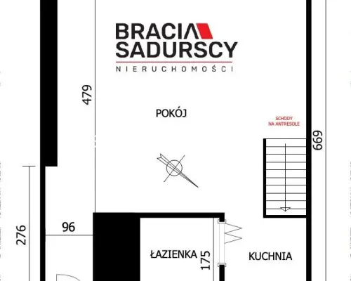 Starowiślna | centrum miasta | antresola
