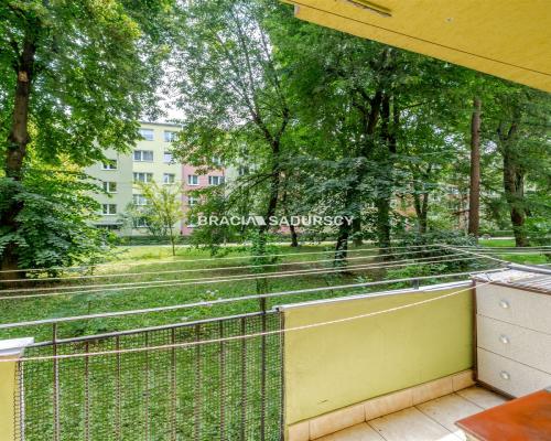 Kraków, Bieńczyce - osiedle Jagiellońskie. Na sprzedaż mieszkanie 2 pokojowe - 42 m² z balkonem położone na parterz