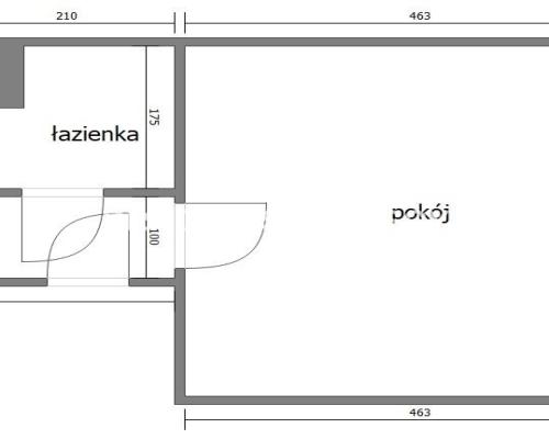 Kawalerka z osobną kuchnią - ul. Strzelców.