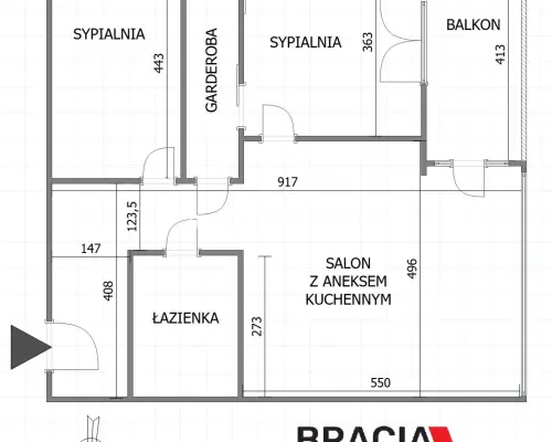 Bronowice | Wysoki Standard | 3 pokoje