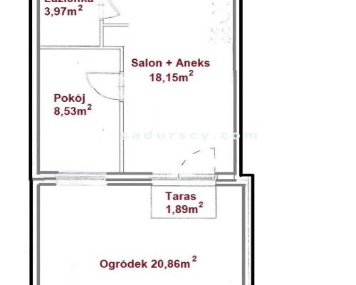 Nowe, 2-pokojowe mieszkanie 31m2 z ogródkiem 20m2 w Zamieniu, na pograniczu Warszawy - Ursynowa i gminy Lesznowola.   Przestrze