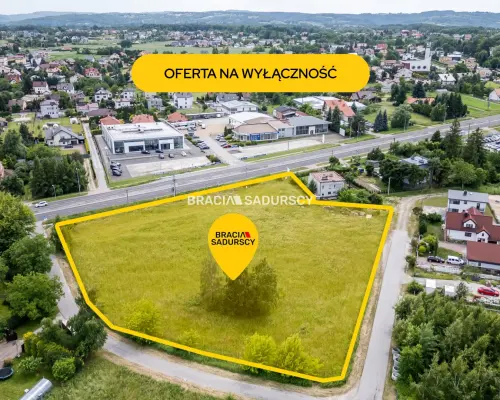 Atrakcyjny teren Tarnów przy drodze 94