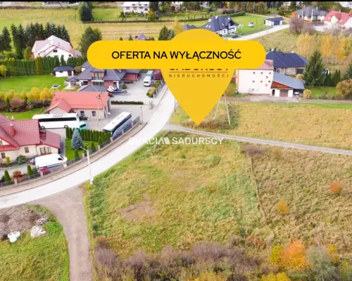 Działka 20 arów - Mszana Dolna – rejon Zarabie