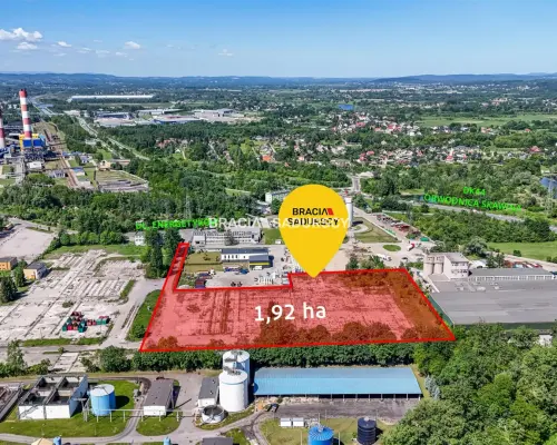 Działka inwestycyjna 2 ha Skawina