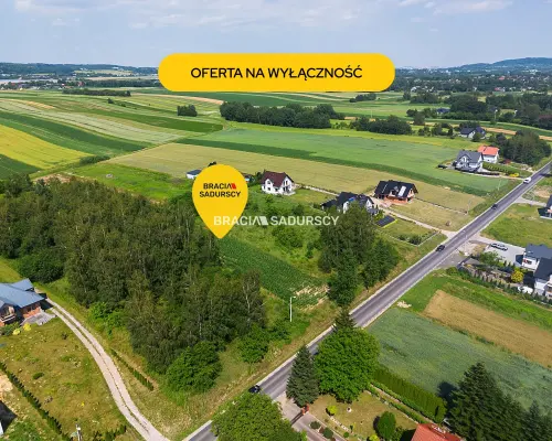 Działka budowlana / MPZP / przy głównej drodze